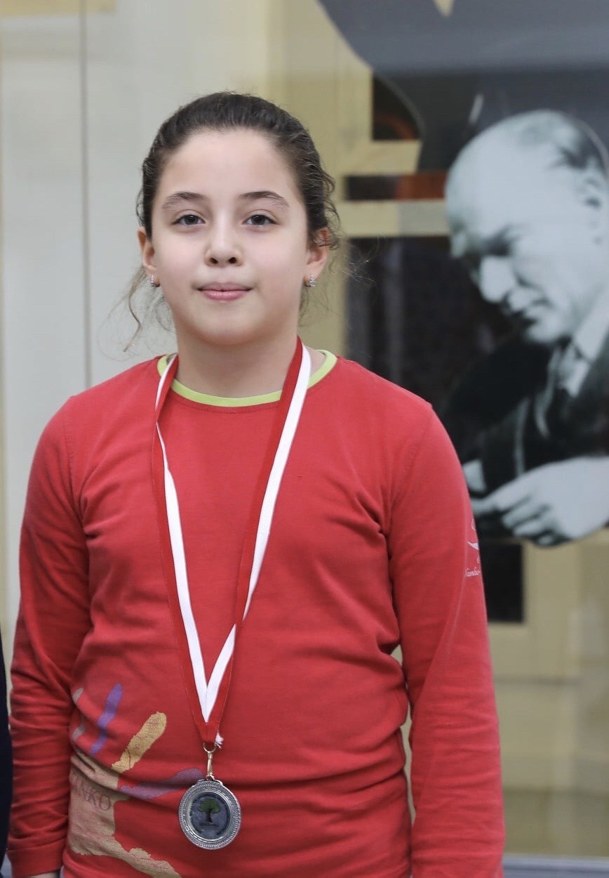 SANKO Okulları öğrencisi Beren Kalyoncu, Kadınlar Gaziantep Satranç İl Birinciliğinde ikinci oldu.Gençlik ve Spor İl Müdürlüğü, Şehitkamil Belediyesi v..