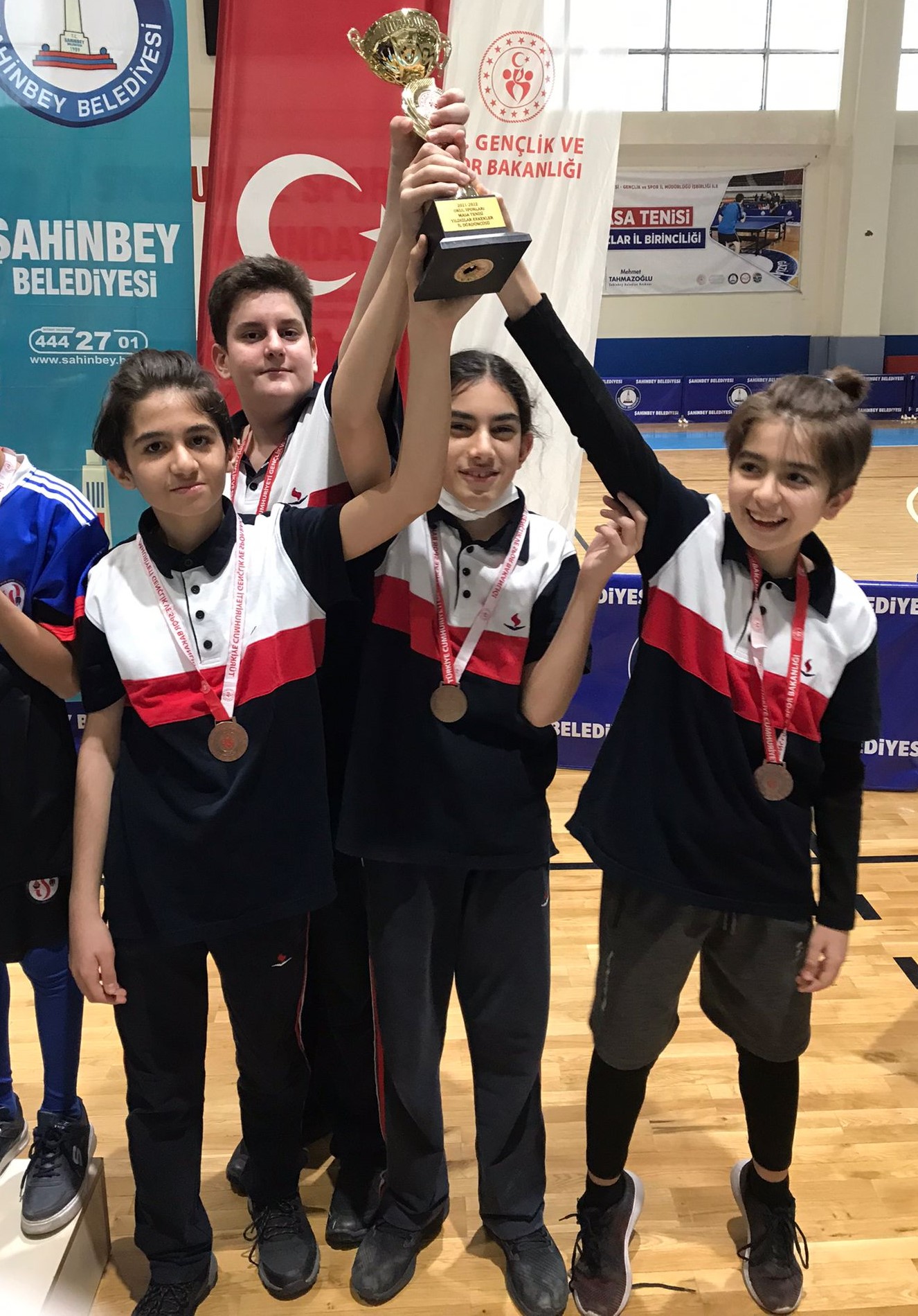 SANKO Okulları Yıldız Erkek Masa Tenisi Takımı, Gençlik ve Spor Bakanlığı Okul Sporları Daire Başkanlığı tarafından düzenlenen “Masa Tenisi İl Birinciliği Turnuvası”n..