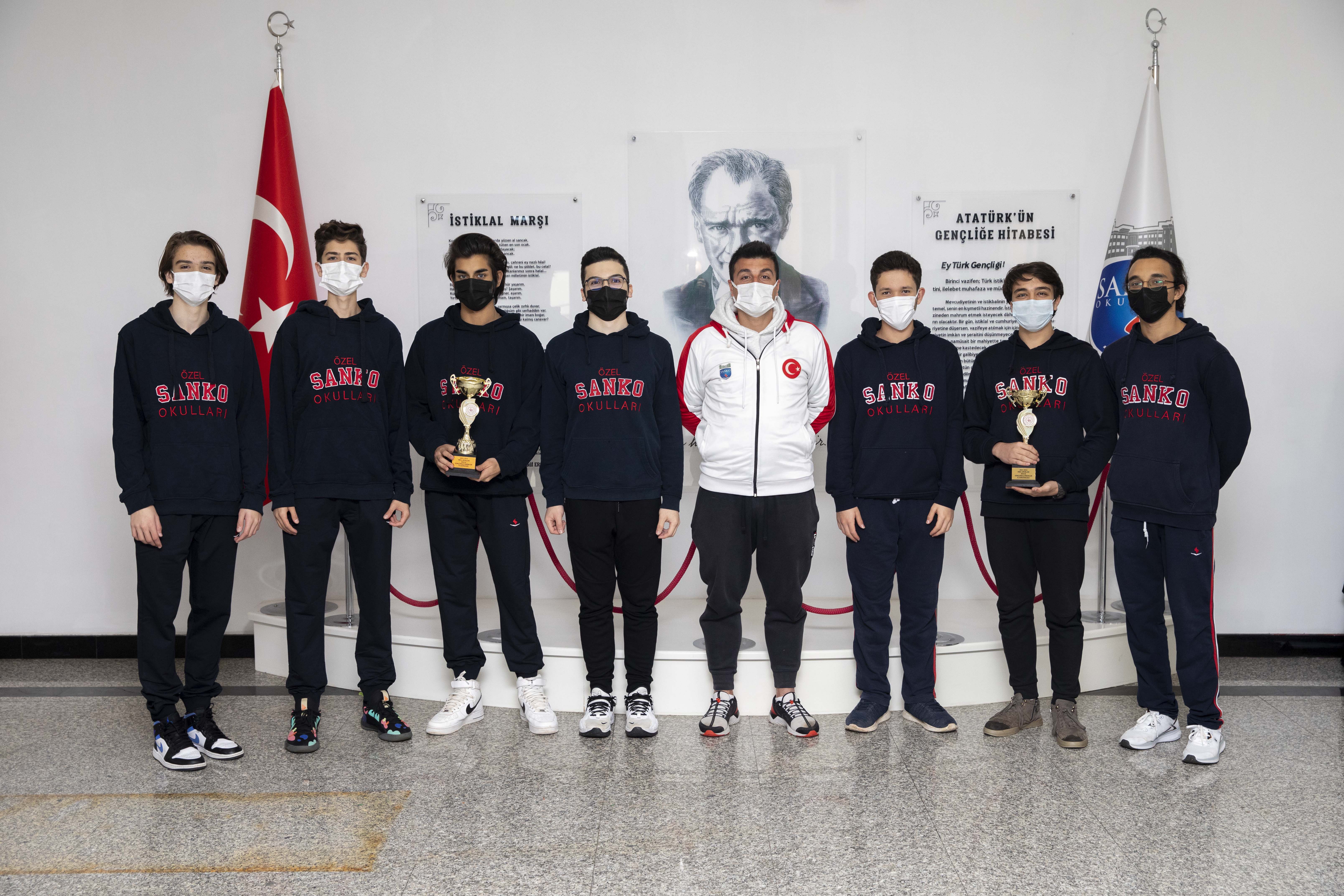 Gençlik ve Spor İl Müdürlüğü tarafından düzenlenen “Okul Sporları Bocce Müsabakaları”nda SANKO Okulları Genç Kolej Bocce Takımı il &uu..