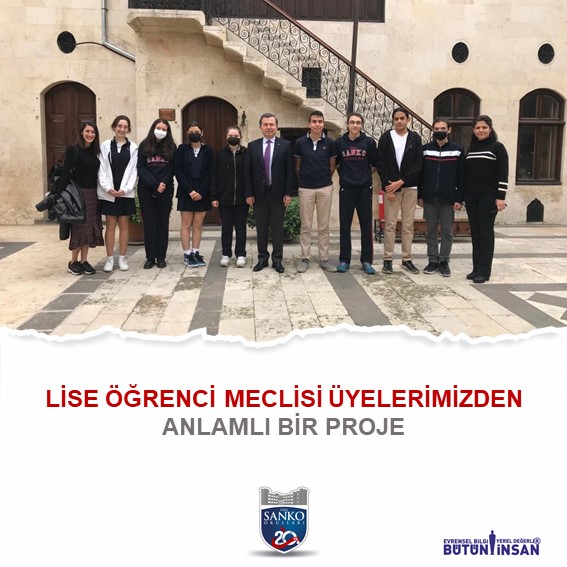 SANKO Okulları Lise Öğrenci Meclisimiz tarafından 31 Mart Perşembe günü organize edilen kermeste elde edilen gelir, ramazan ayı içerisinde ihtiyaç sahibi aileler..