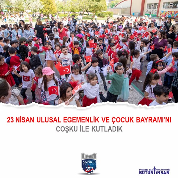 23 Nisan Ulusal Egemenlik ve Çocuk Bayramı, SANKO Okulları’nda da coşkulu törenle kutlandı.
Abdulkadir Konukoğlu Spor ve Kültür Merkezi Konferans Salonunda d&u..