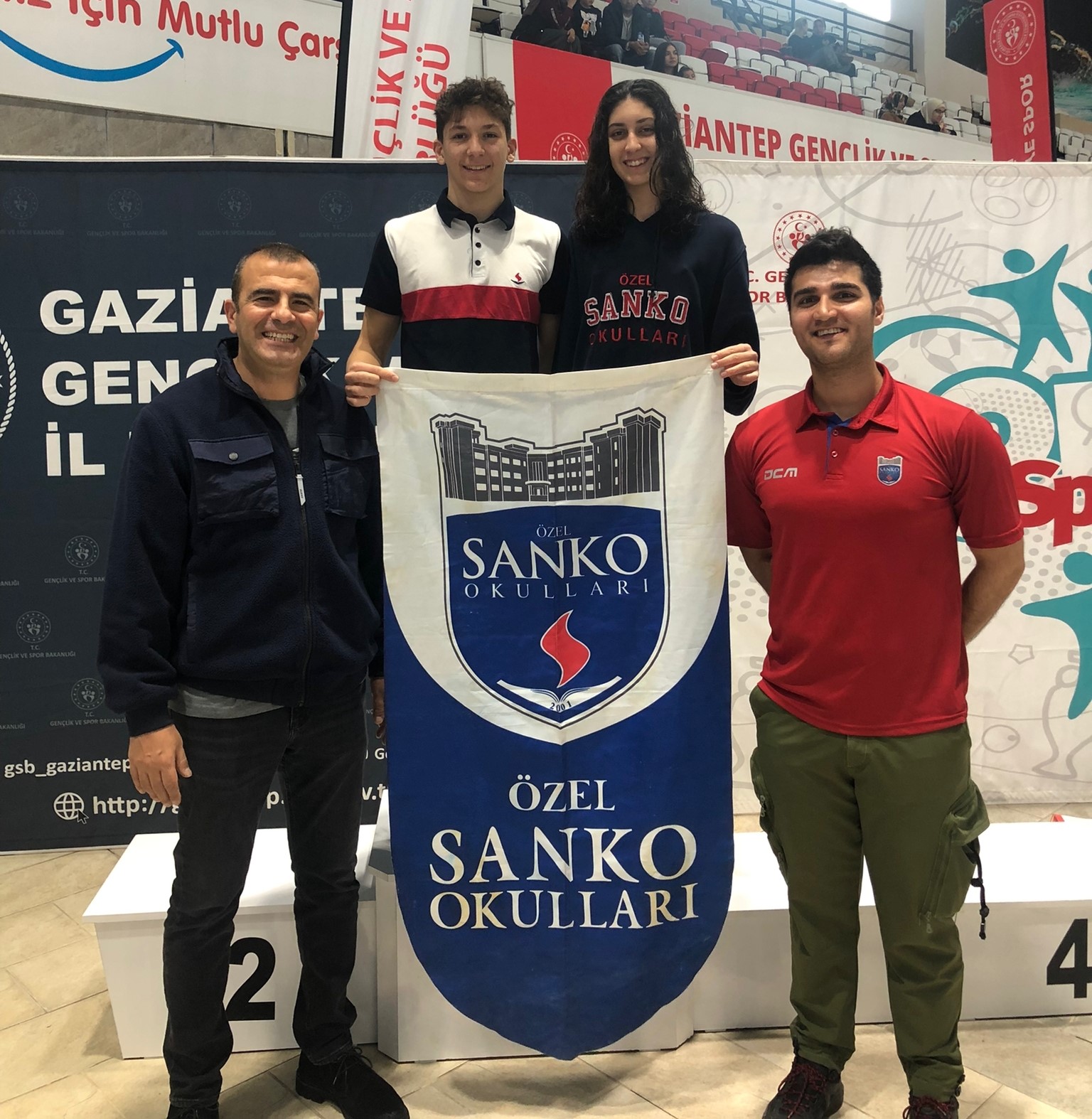 SANKO Okulları öğrencileri, Gençlik ve Spor Bakanlığı Okul Sporları Daire Başkanlığı tarafından düzenlenen “Okullar Arası Gençler Bölge Müsabakası&rdq..