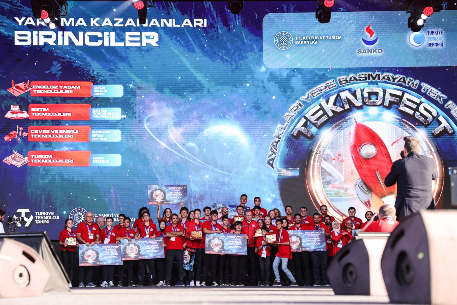 -ÇEVRE DOSTU PROJESİ TEKNOFEST’TE TÜRKİYE BİRİNCİSİ OLAN SANKO OKULLARI ÖĞRENCİLERİ ÖDÜLÜNÜ CUMHURBAŞKANI ERDOĞAN’DAN ALDI  
-GENEL M&U..